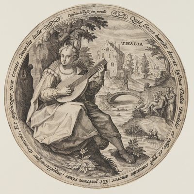 Terpsichore, elokuvasta The Muses tekijältä Crispijn van de Passe I