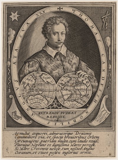 Thomas Cavendish tekijältä Crispijn van de Passe I