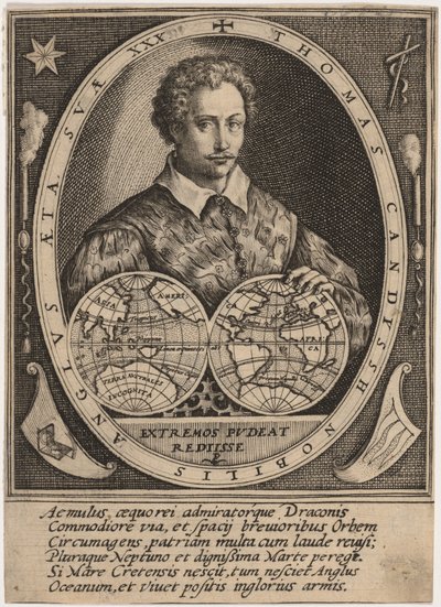 Thomas Cavendish tekijältä Crispijn van de Passe I