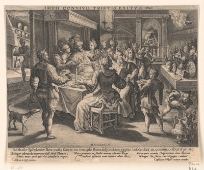 Belsassarin juhla tekijältä Crispijn van de Passe the Elder