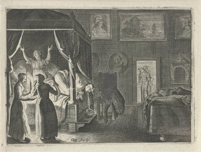 Home vòmit al llit acabat tekijältä Crispijn van den Queborn