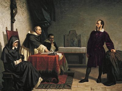 Galileo joutuu Rooman inkvisition eteen tekijältä Cristiano Banti
