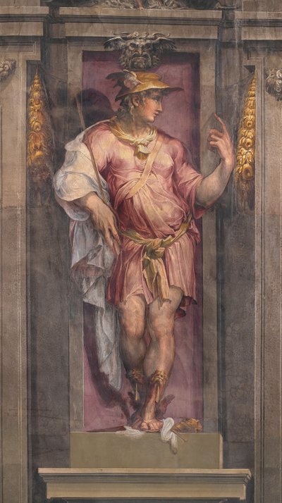 Mercury, 1556-1557 tekijältä Cristofano Gherardi