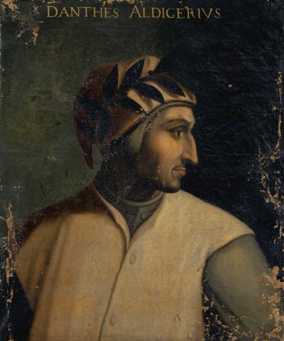 Dante Alighierin muotokuva, noin 1560 tekijältä Cristofano dell Altissimo