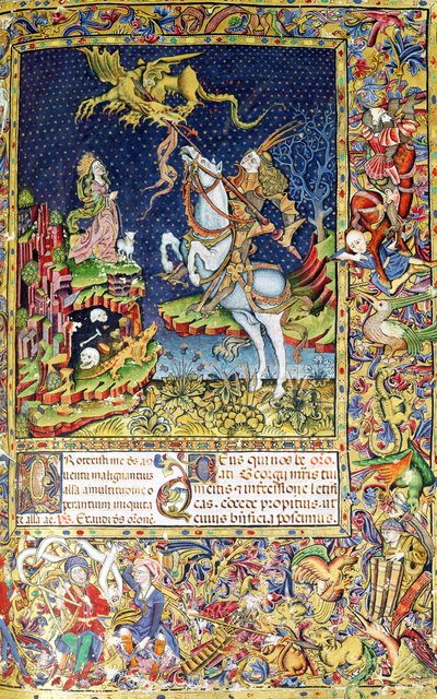 Pyhän Yrjön Topuskon messaali, 1400-1500-luku tekijältä Croatian School