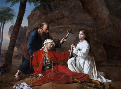 Malek-Adhelin kuolema, 1814. tekijältä Césarine Henriette Davin Mirvault