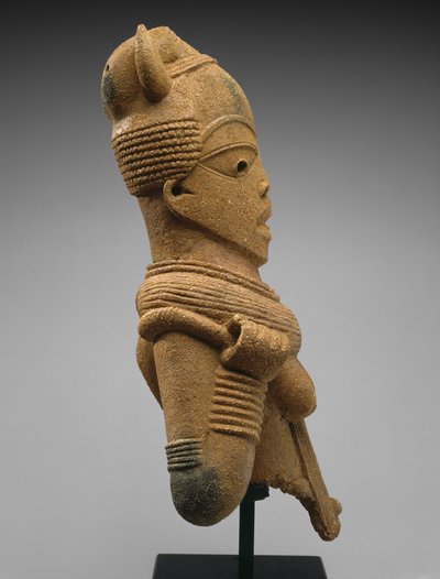 Naishahmon pää ja vartalo, Jos Plateaun alue, Nigeria, 500 eKr.-200 jKr. (keramiikka) tekijältä Culture Nok