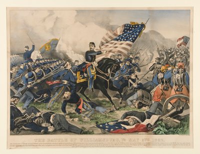 Williamsburgin taistelu, Va. 5. toukokuuta 1862 tekijältä Currier and Ives
