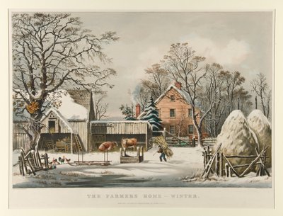 Maanviljelijä tekijältä Currier and Ives