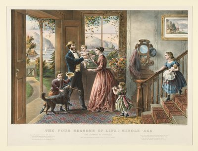Elämän neljä vuodenaikaa: Keskiaika (s. 1079) tekijältä Currier and Ives