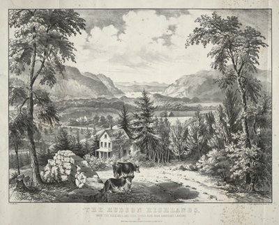Hudson Highlands tekijältä Currier and Ives