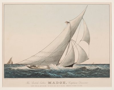 Scotch Cutter Madge, kapteeni Duncan tekijältä Currier and Ives