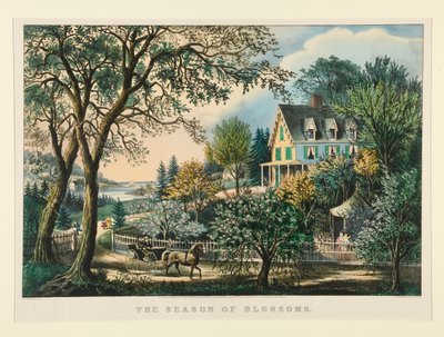Kukkien kausi tekijältä Currier and Ives