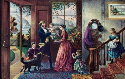 Voiman kausi, keskiaika, 1868. tekijältä Currier and Ives