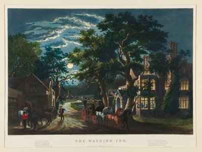 Wayside Inn tekijältä Currier and Ives