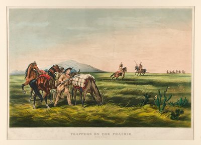 Anssijat preerialla / Rauha vai sota? tekijältä Currier and Ives