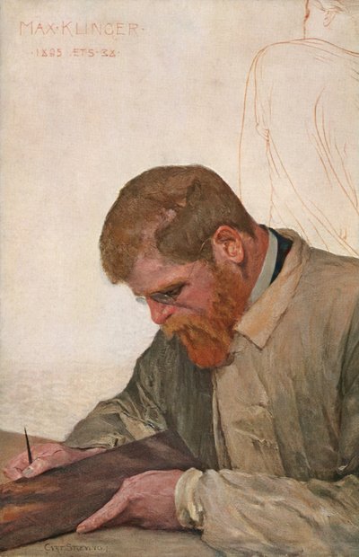 Max Klinger, noin 1900 (maalaus) tekijältä Curt Stoeving
