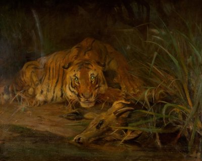 Tiikeri ja saalis, 1931. tekijältä Cuthbert Edmund Swan