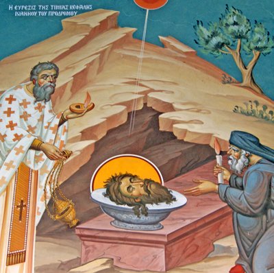 Pyhän Johannes Kastajan katkaistu pää, Kykkosin luostari, Troodosvuoret, Kypros tekijältä Cypriot