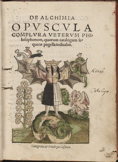 De Alchimia opvscvla complvra vetervm philosophorum, 1550 tekijältä Cyriacus Jacob