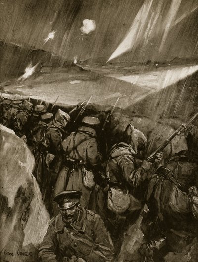 Bulgarialaiset piirittävät Adrianopolia 1912-13 tekijältä Cyrus Cuneo