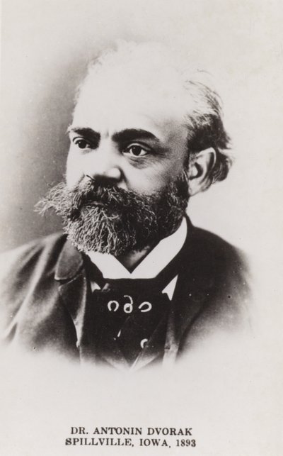 Antonin Dvorak Spillvillessä, Iowassa, 1893 tekijältä Czech Photographer