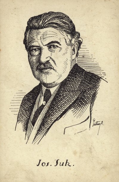 Josef Sukin muotokuva tekijältä Czech School