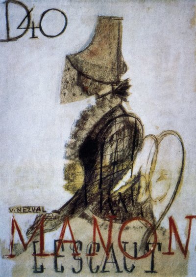 Manon Lescaut -oopperan ensi-illan julisteet tekijältä Czech School
