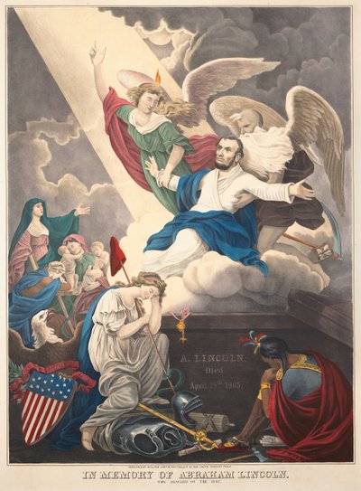Abraham Lincolnin muistoksi: oikeudenmukaisten palkinto, 1865 tekijältä D. T. Wiest