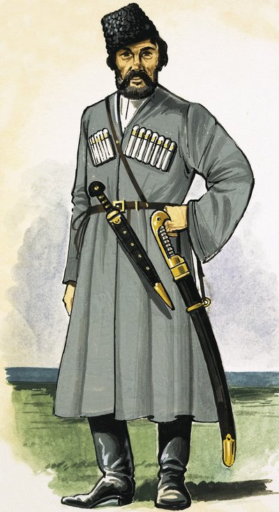 Don kasakka vartija 1800-luvun lopulla tekijältä Dan Escott