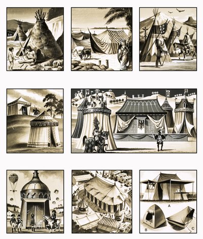Sillasta nykyhetkeen: Teltat -- Koteja liikkeellä - The Story of Tents -- Homes on the Move tekijältä Dan Escott