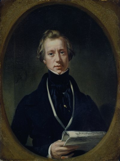 John Orlando Parry (öljy myllylaudalle) tekijältä Daniel (1806 70) Maclise