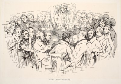 Fraserilaiset, pubi. 1835 (kaiverrus) tekijältä Daniel Maclise