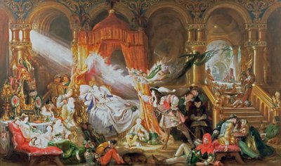 Nukkuva kaunotar tekijältä Daniel Maclise