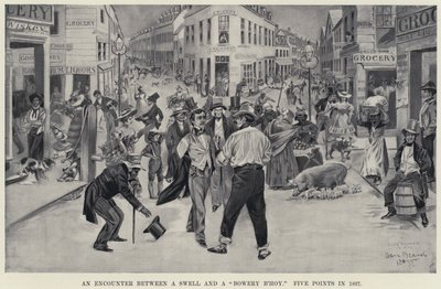 Kohtaaminen turvotuksen ja "Bowery B