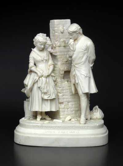 Joes Farewell, suunniteltu 1872-73 (lasittamaton posliini) tekijältä Daniel Chester French