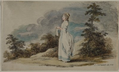 Susanne The Artists -tytär 21-vuotiaana, 1782. tekijältä Daniel Nikolaus Chodowiecki