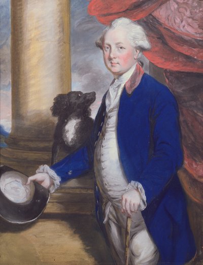 Henry (1725-1800) Lord Bridgeman (pastelli) (katso pari numerosta 239432) tekijältä Daniel Gardner