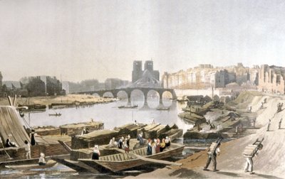 Notre Dame, Ile de la Cite, Ile Saint Louis ja Pont de la Tournelle tekijältä Daniel Havell