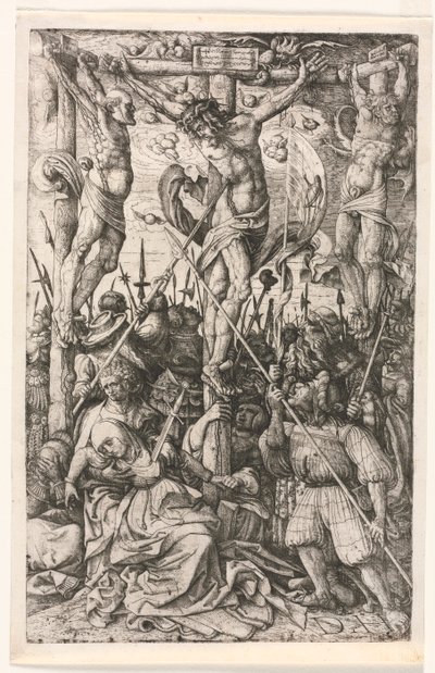 Golgata, n. 1520. tekijältä Daniel Hopfer