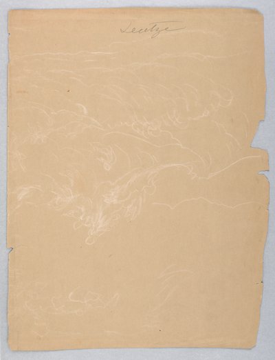 Piirros, Pilviä, n. 1840 tekijältä Daniel Huntington