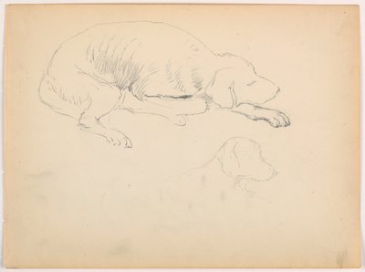 Piirros, Milo (kyttä), kaksi piirrosta, n. 1862. tekijältä Daniel Huntington