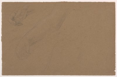 Piirustus, Oikean käden opinnot, 1850-60 tekijältä Daniel Huntington