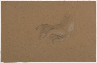 Piirros, oikean käden opus, 1850-60 tekijältä Daniel Huntington