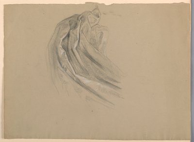 Piirustus, luonnos "A Magdalen", D, 1852. tekijältä Daniel Huntington