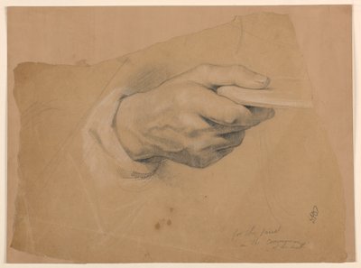Piirustus, tutkimus "Communion of t", 1844 tekijältä Daniel Huntington