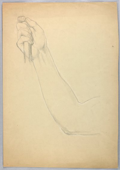 Piirustus, C-kappaleen kaksoiskappaleen luonnos, 1850. tekijältä Daniel Huntington