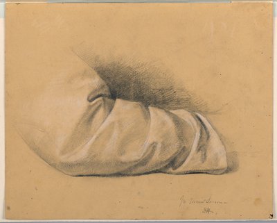 Piirros, opinnäytetyö "Sacred Lesson", 1844 tekijältä Daniel Huntington