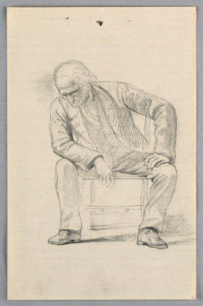 Piirros, Tutkimus "Tieteellinen ryhmä", 1858 tekijältä Daniel Huntington