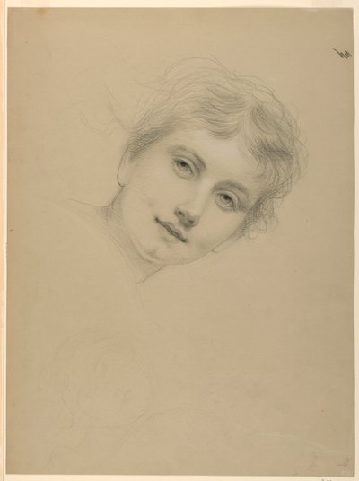 Piirustus, Kansallisakatsomoa varten tehty luonnos, 1887 tekijältä Daniel Huntington